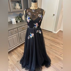 Black formal gown